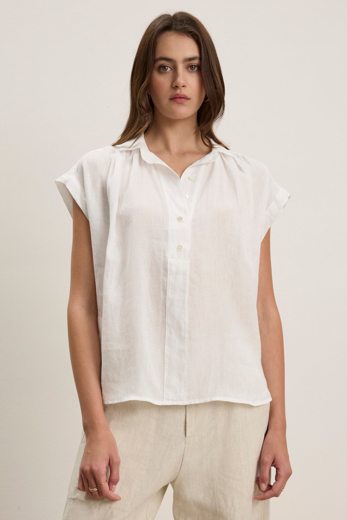 ELOWEN LINEN TOP