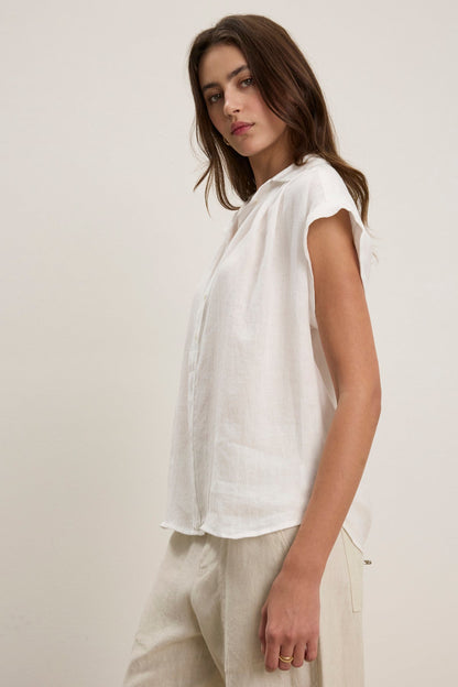ELOWEN LINEN TOP