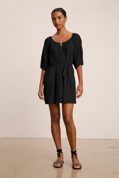 GRETA LINEN DRESS