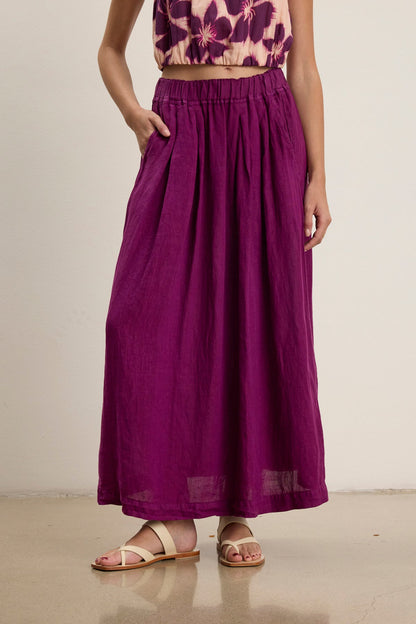 LINDA LINEN SKIRT