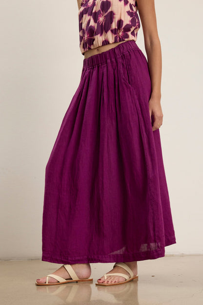 LINDA LINEN SKIRT