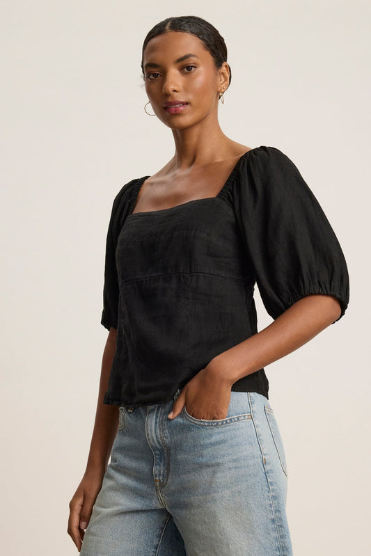 OLIVIA LINEN TOP