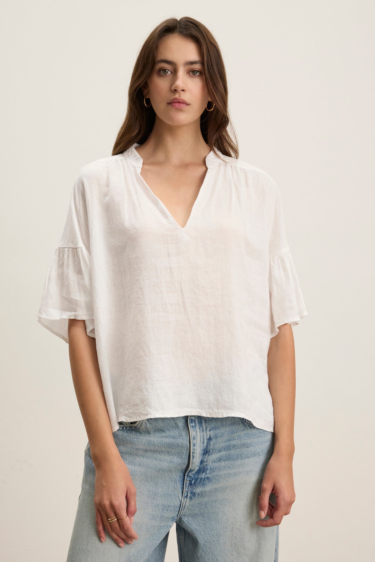 RAYE LINEN TOP