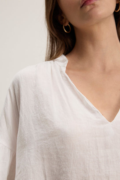 RAYE LINEN TOP