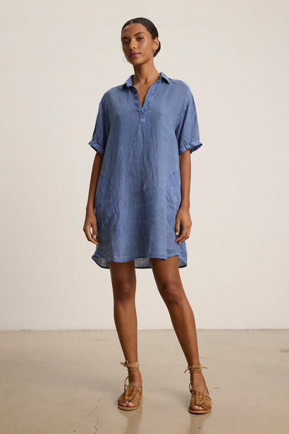 STELLA LINEN DRESS