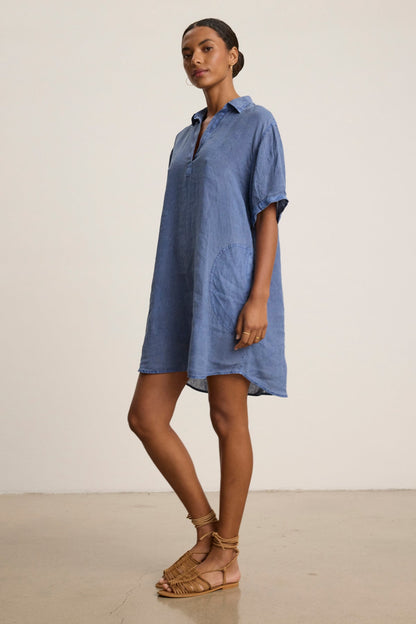 STELLA LINEN DRESS