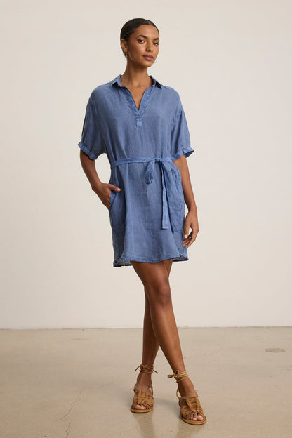 STELLA LINEN DRESS