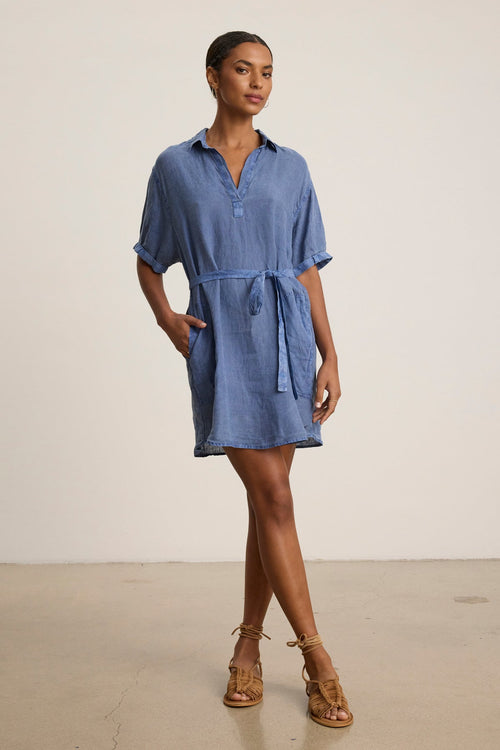 STELLA LINEN DRESS