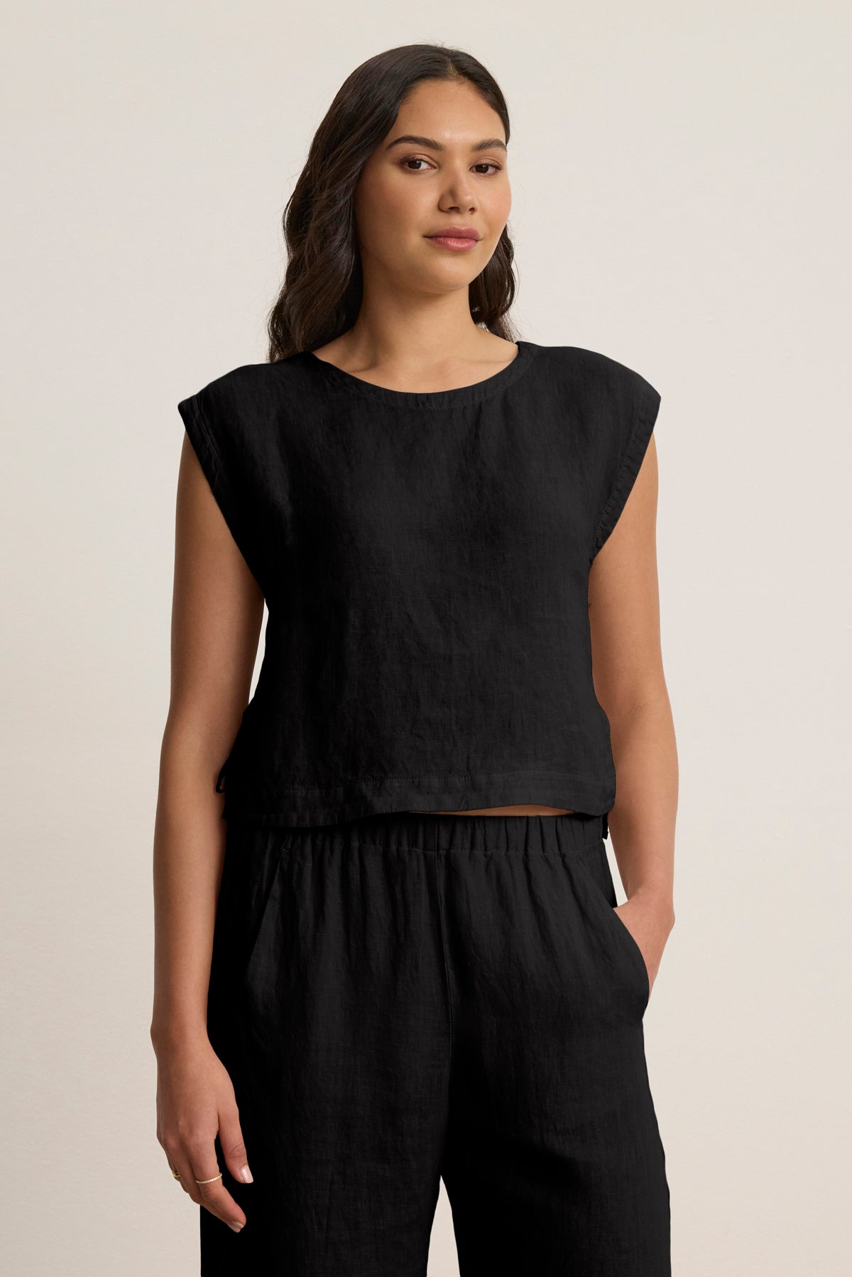TAVIA LINEN TOP