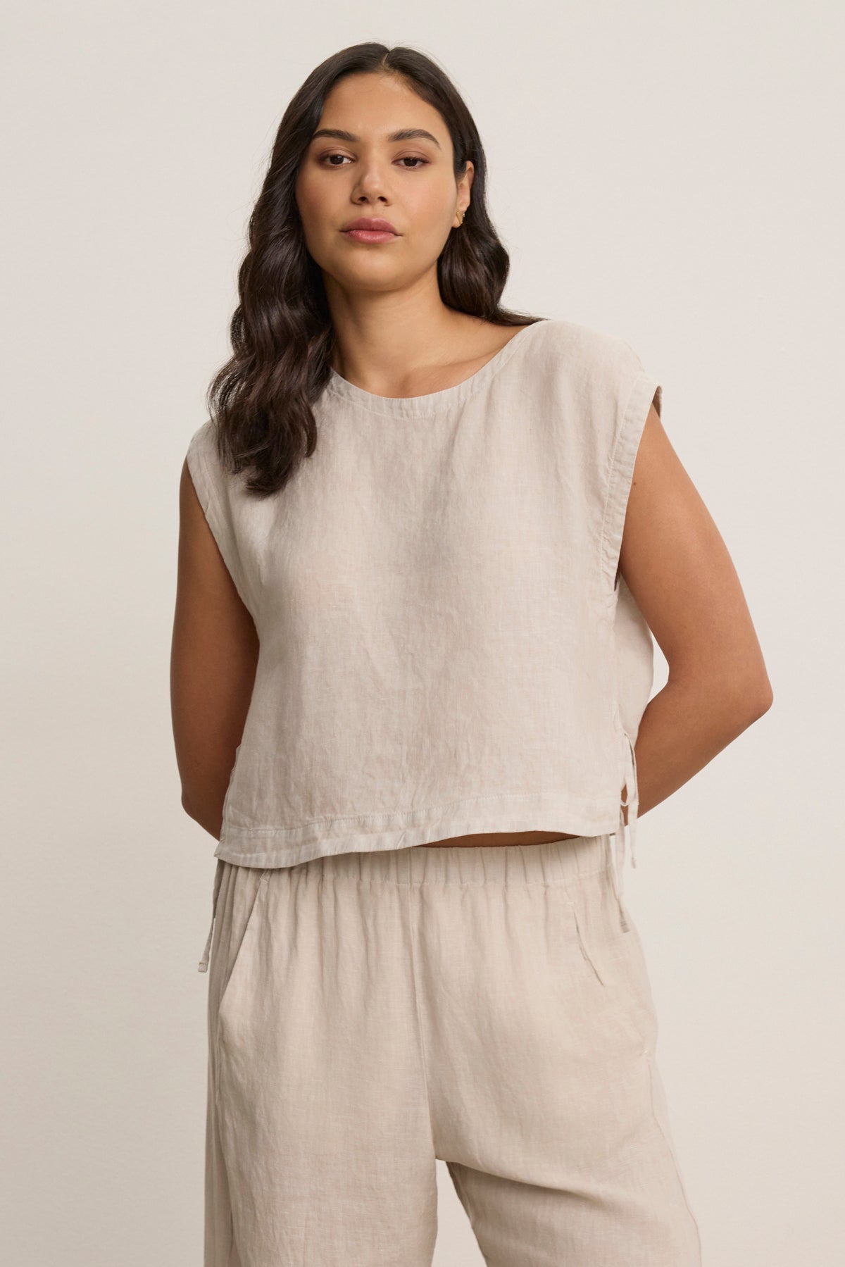 TAVIA LINEN TOP