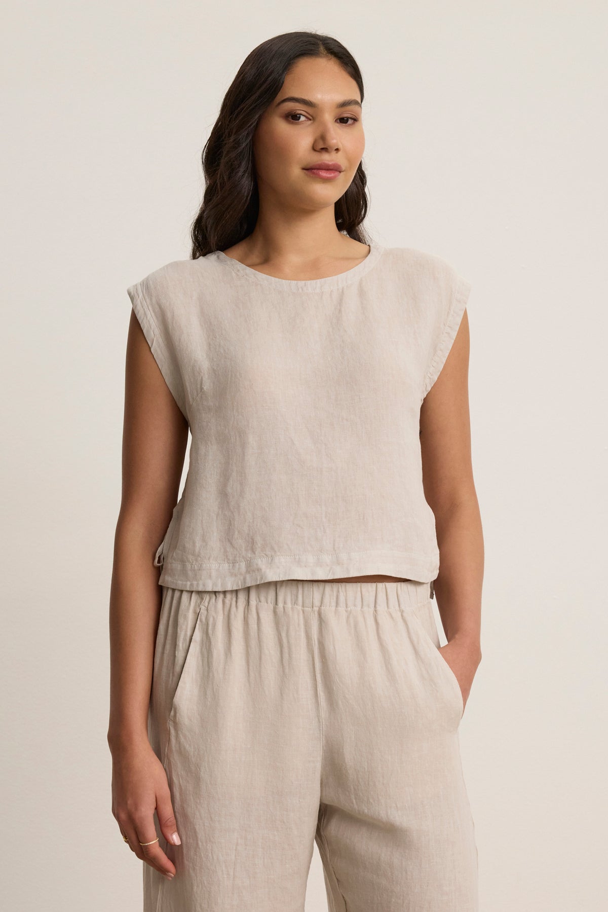 TAVIA LINEN TOP