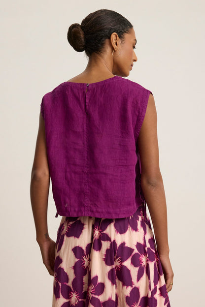 TAVIA LINEN TOP