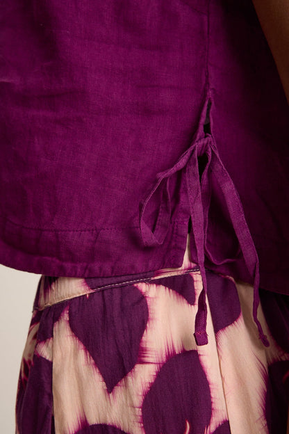 TAVIA LINEN TOP