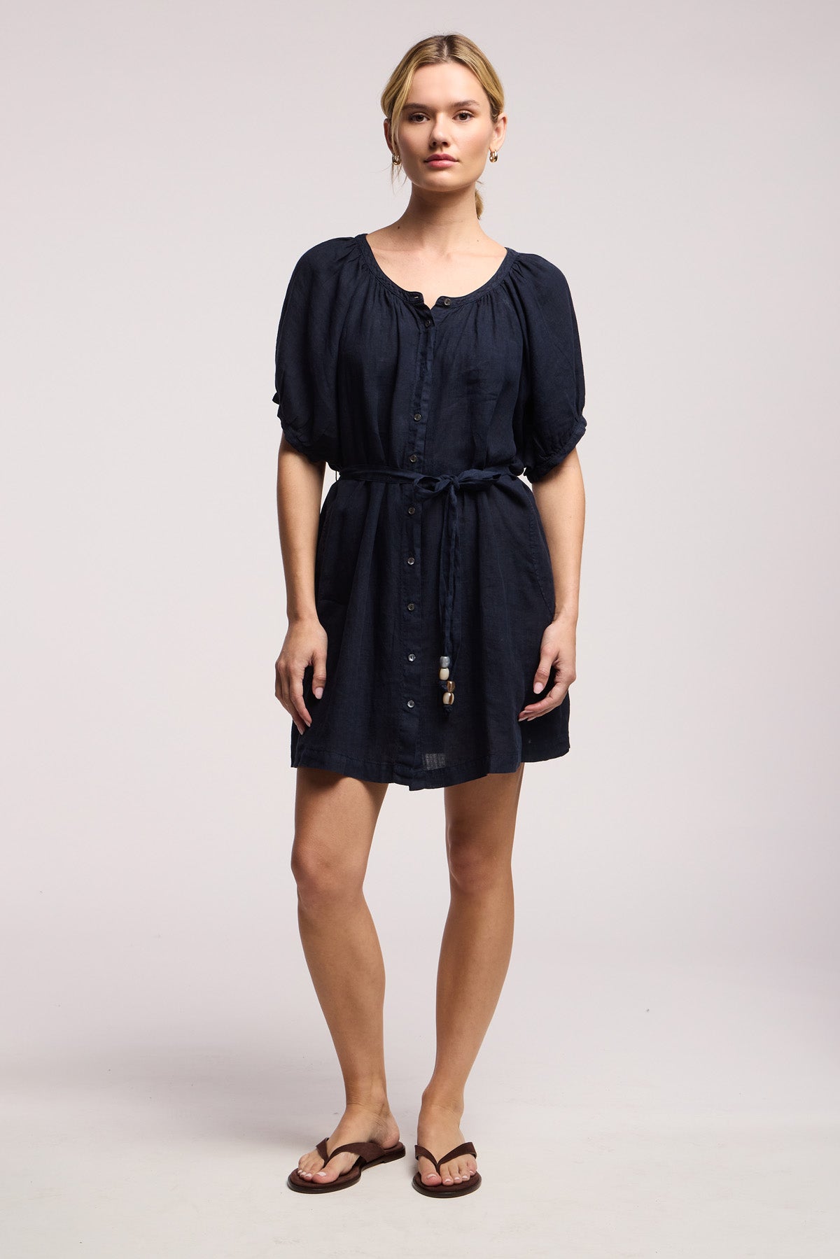 KAYELLA LINEN DRESS