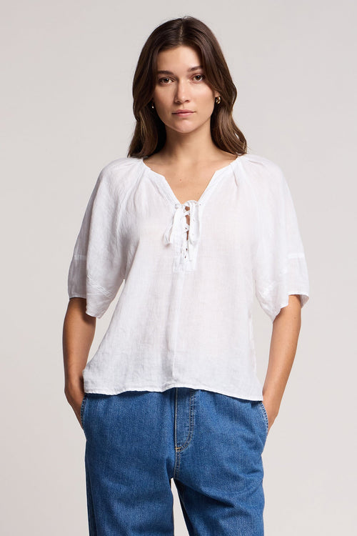 FAERYN LINEN TOP