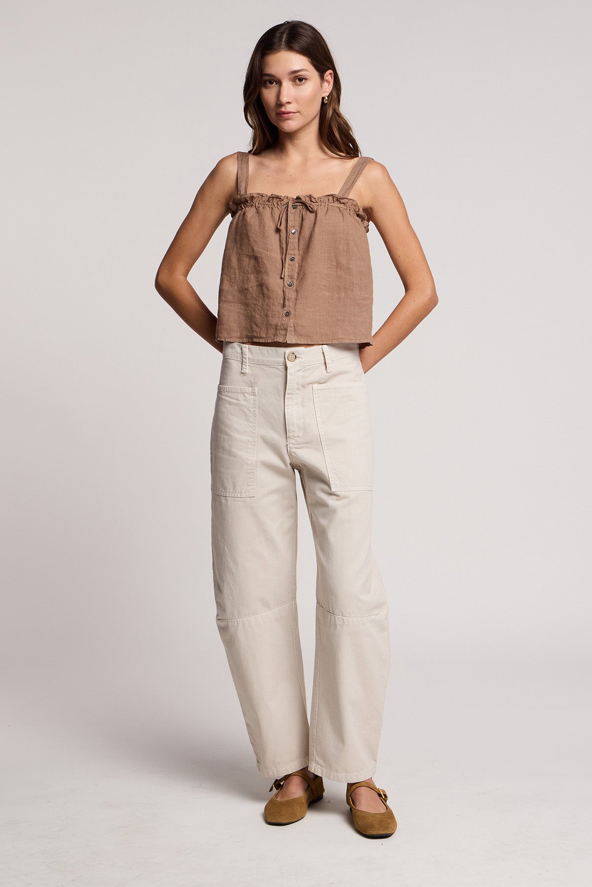 IZZIE LINEN TANK TOP