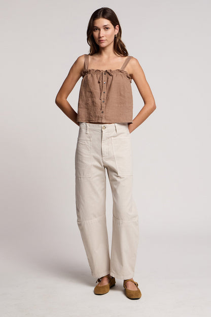 IZZIE LINEN TANK TOP