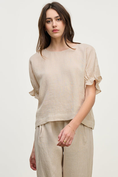 EMILY LINEN TOP