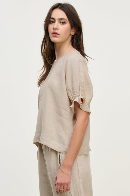 EMILY LINEN TOP
