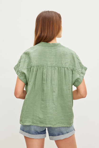 ARIA LINEN TOP