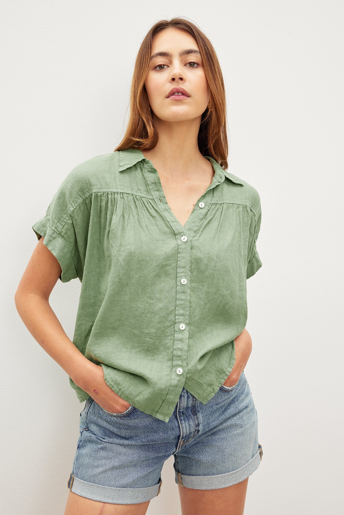 ARIA LINEN TOP