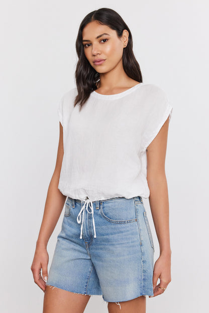BAYLA LINEN TOP
