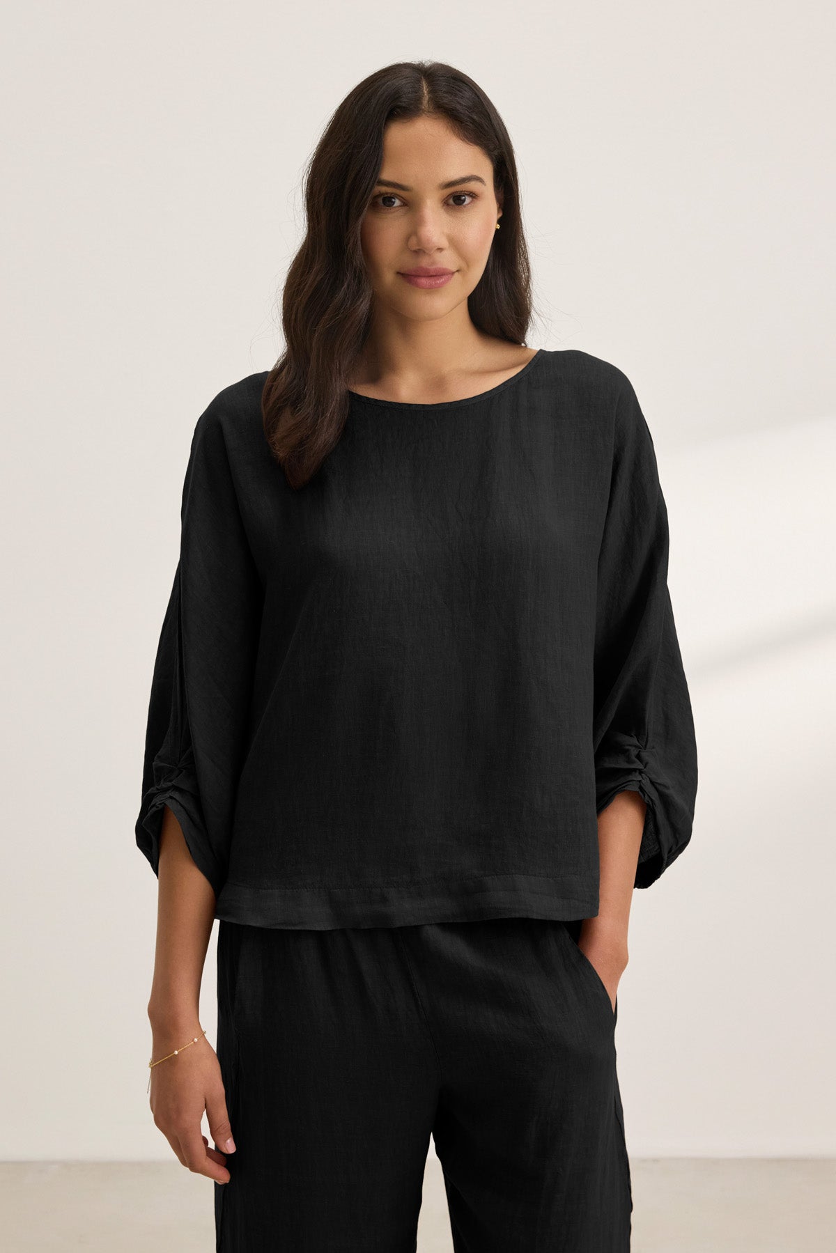 CASS LINEN TOP