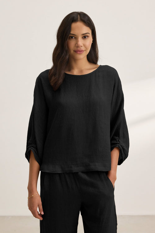 CASS LINEN TOP