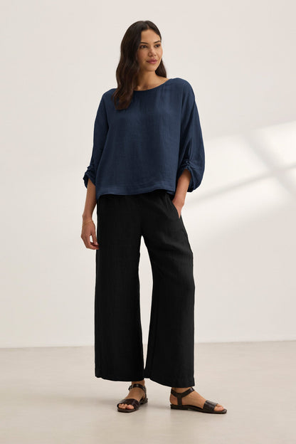 CASS LINEN TOP
