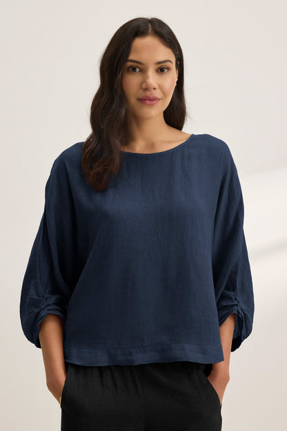 CASS LINEN TOP