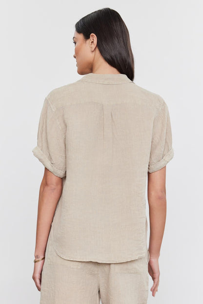 ELERIE LINEN TOP