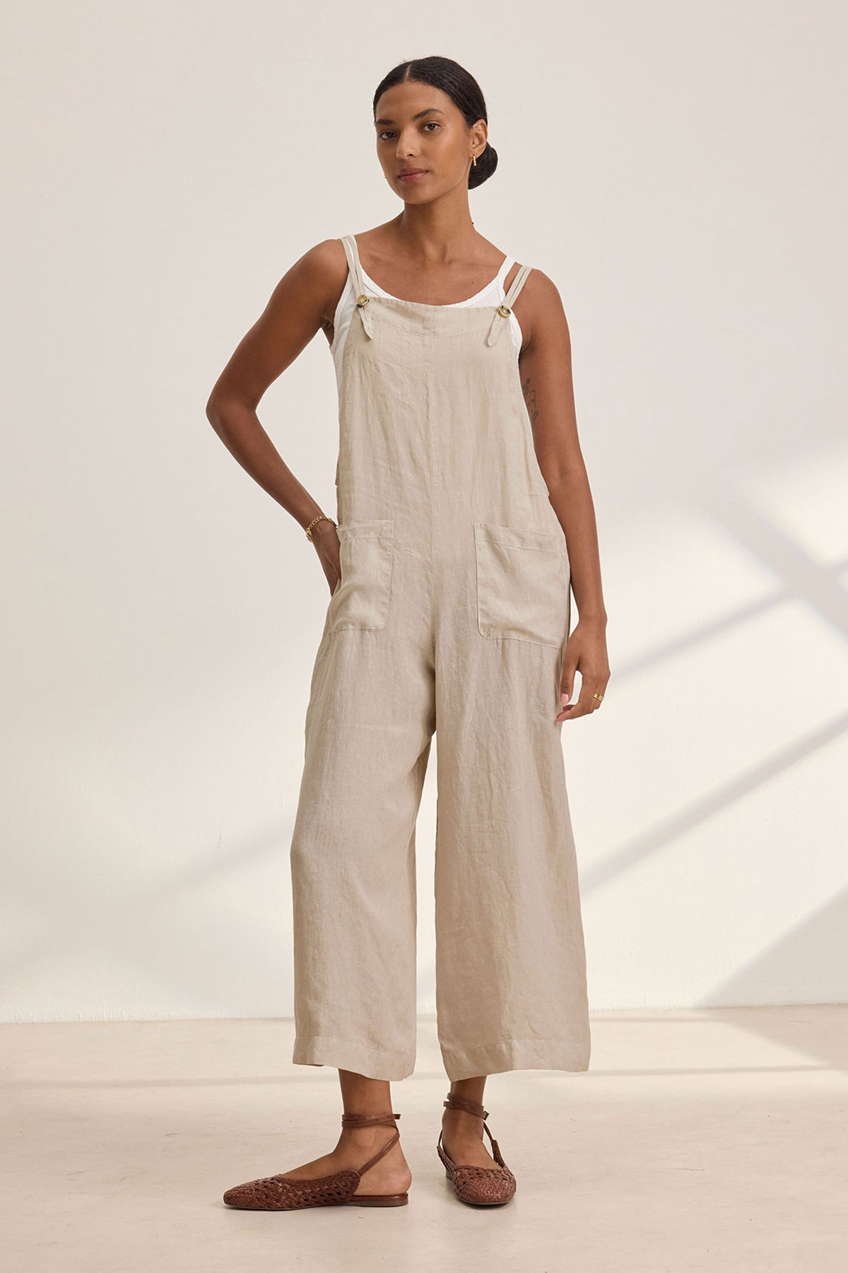 ISABEL LINEN ROMPER