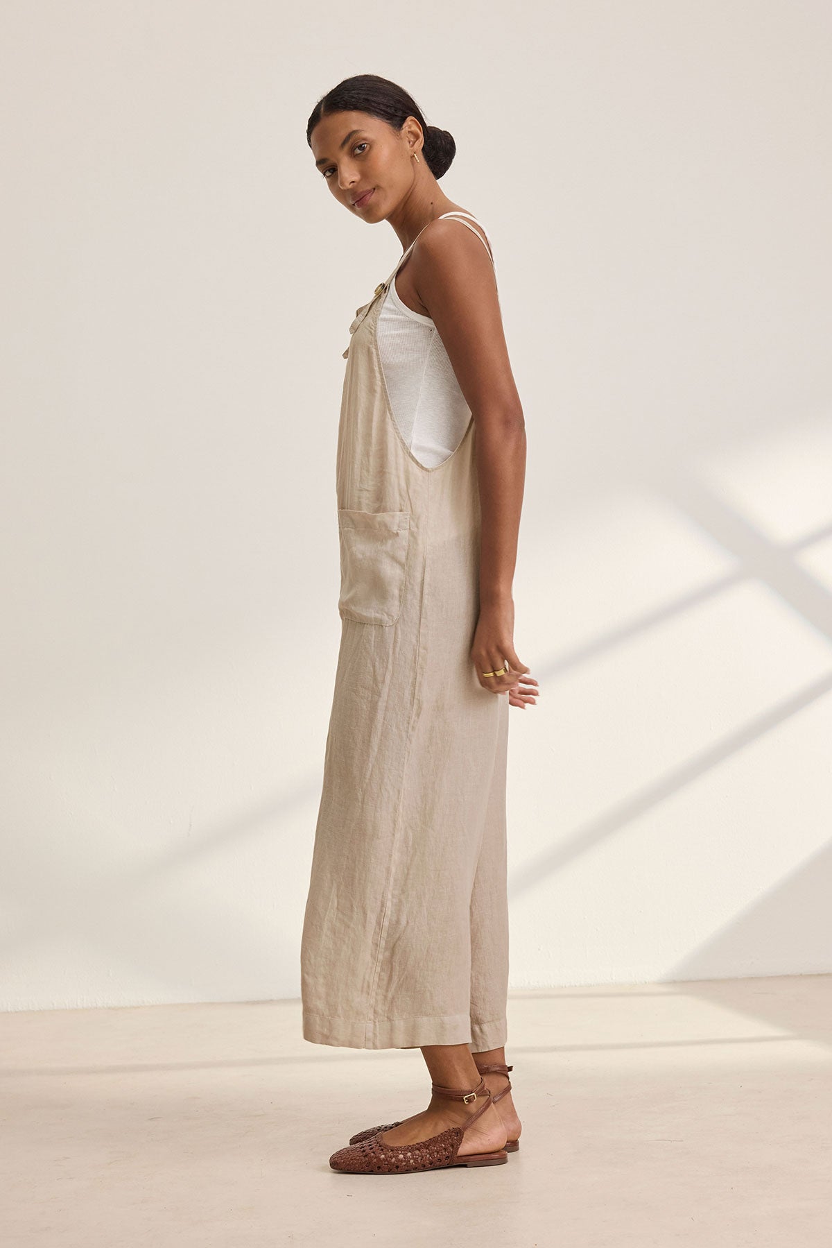 ISABEL LINEN ROMPER