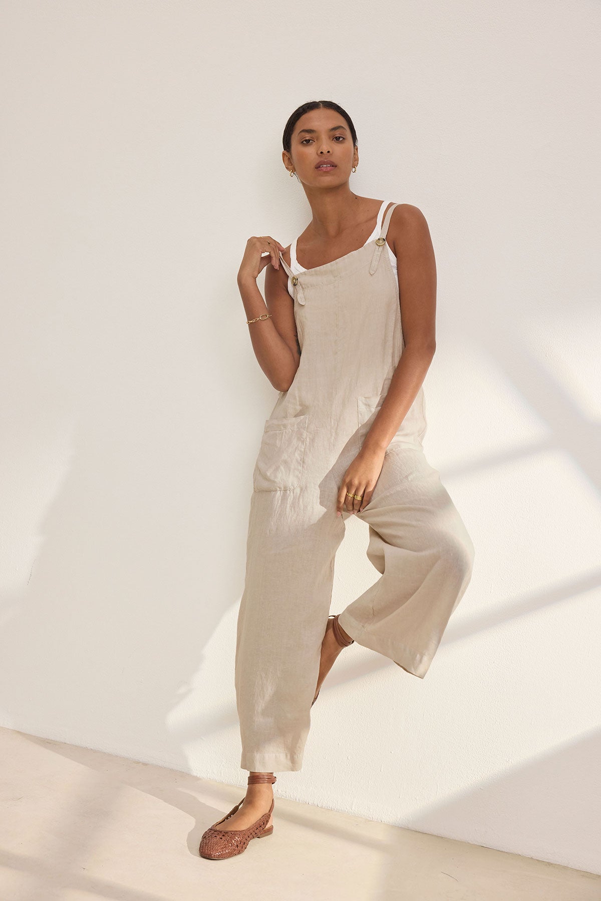 ISABEL LINEN ROMPER