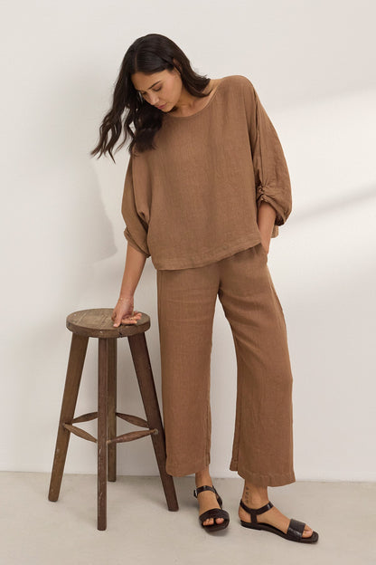 CASS LINEN TOP