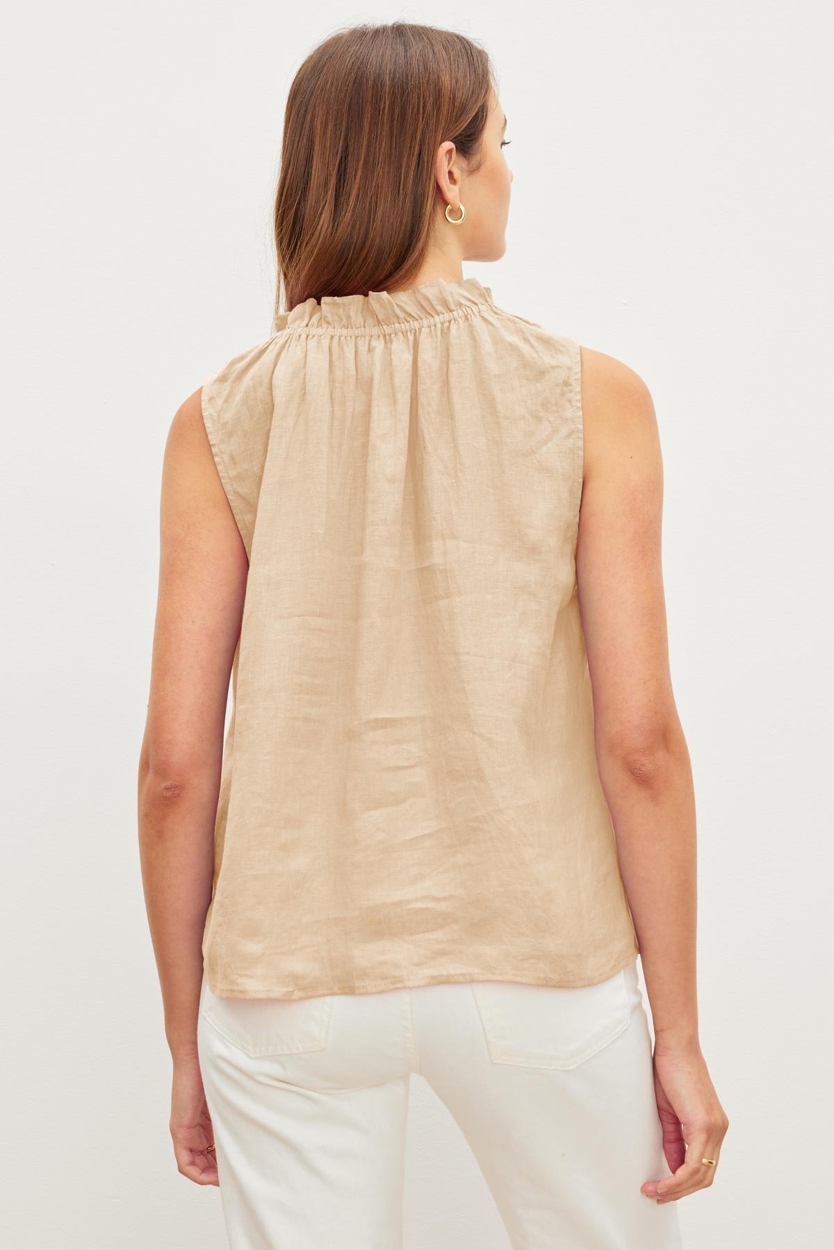 MASIE LINEN TANK TOP