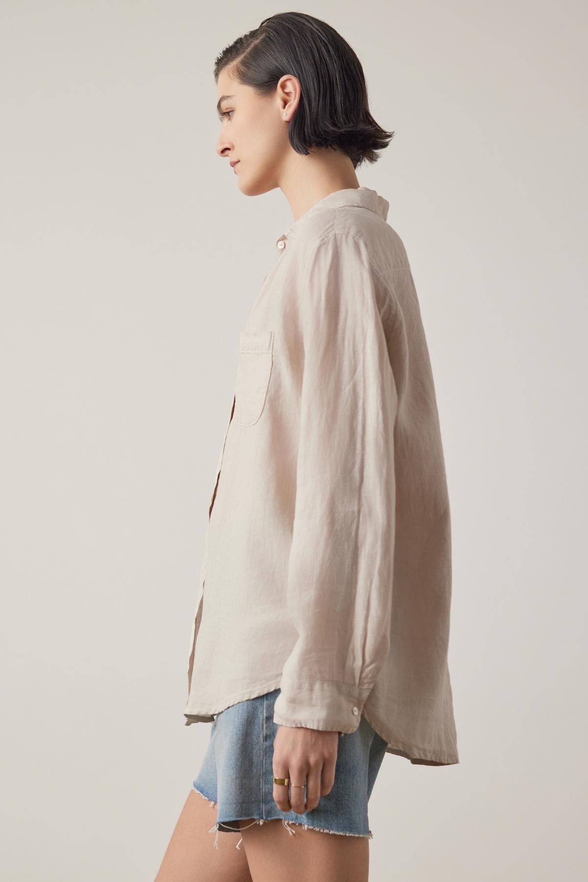 MULHOLLAND LINEN SHIRT