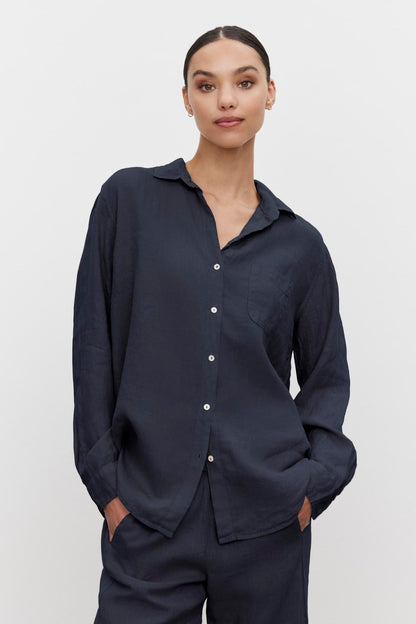 MULHOLLAND LINEN SHIRT