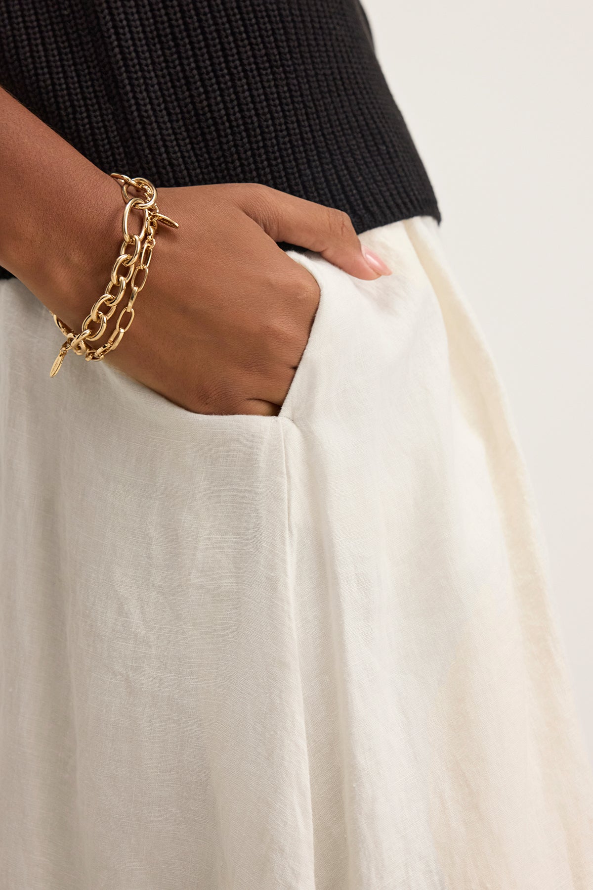 RACHELLE LINEN SKIRT
