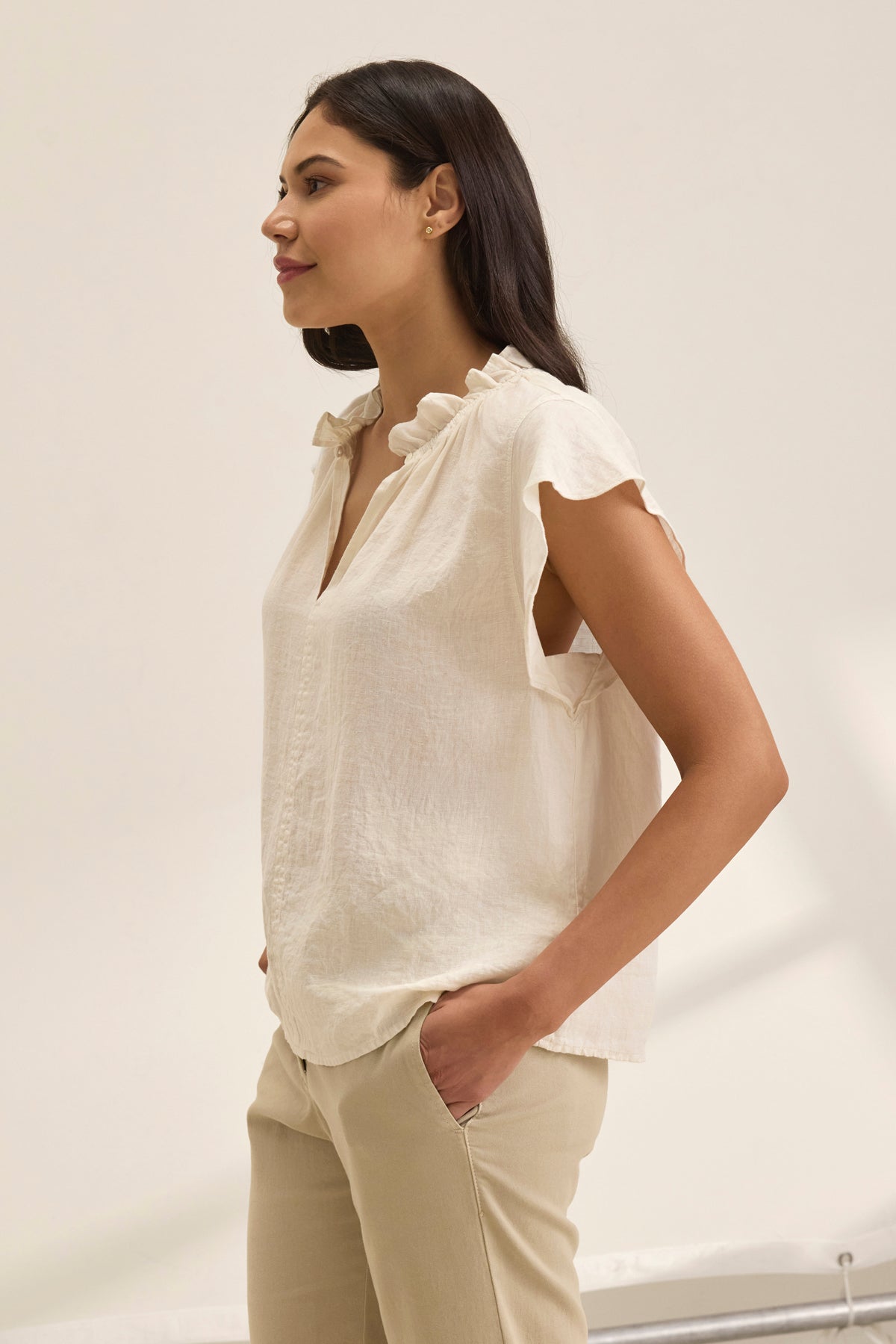SEMIRA LINEN TOP