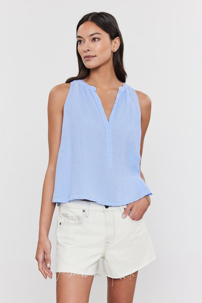 TACY LINEN TANK TOP