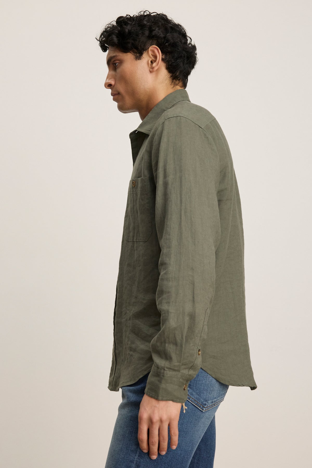 LINDEN LINEN BUTTON-UP SHIRT
