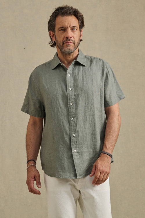 MICAH LINEN SHIRT