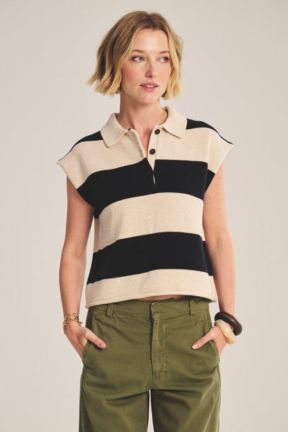 ZOELLA SWEATER POLO